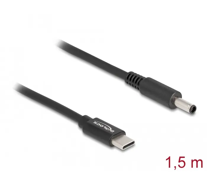 Cablecc - Adattatore USB-C USB 3.1 tipo C a connettore DC rettangolare