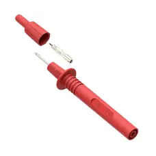 Puntale per tester di sicurezza 4 mm. rosso 411-SP1-R