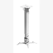 Staffa supporto a soffitto per prioiettore bianca 23054