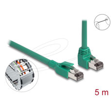 Cavo Profinet RJ45-M/M angolare 5 mt. 80125