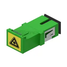 Accoppiatore SC-APC<>SC-APC FTTH OS2 SCA01F