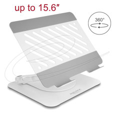Supporto per tablet e notebook regolabile 360° ALU 18455