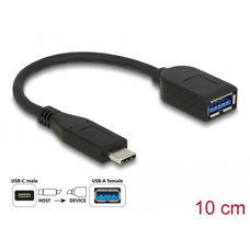 Cavo USB-CM>USB-AF 10 cm. 10Gbps 65864