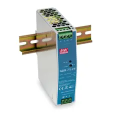 Alimentatore 90-240Vac>12Vdc DIN 75W NDR-75-12