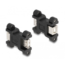 Adattatore USB2 A/B F/F a pannello 66076