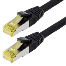 Cavo patch 15 mt. CAT6a SFTP NERO C6A15N