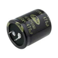 Condensatore elettrolitico verticale 470uF 400V 35x40 105°
