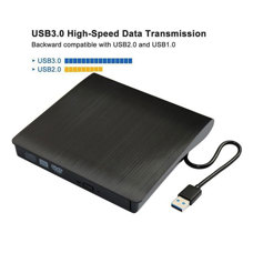 Masterizzatore DVDRW USB3.0 SLIM 8x/24x DX8A3