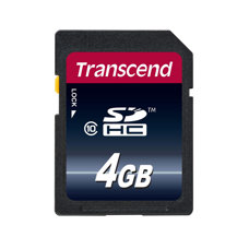 Secure Digital Card SDHC 4GB TRS/INT SD4GK