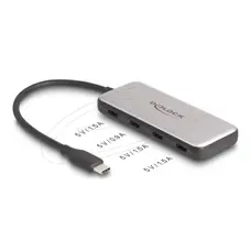 Hub 4 porte USB-C 10Gbps PC-MAC DELOCK 64261