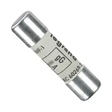 Fusibile 4A LEGRAND 500V 10x38 mm. ceramica