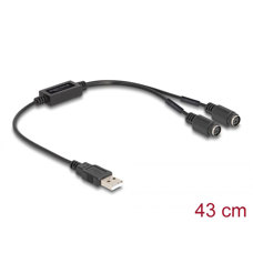 Adattatore USB>2x PS2 miniDIN 61061