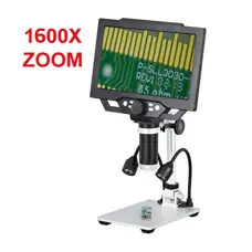 Microscopio digitale 1-1600X LCD 9"