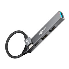Hub 4 porte USB-C>3x USB-A+USBC 5Gbps 74459