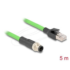 Cavo RJ45-M<>M12-M 5 mt. codeD TPU 80429