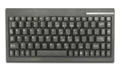 Mini tastiera ACK-595U USB BLACK K595UBK. Informatica