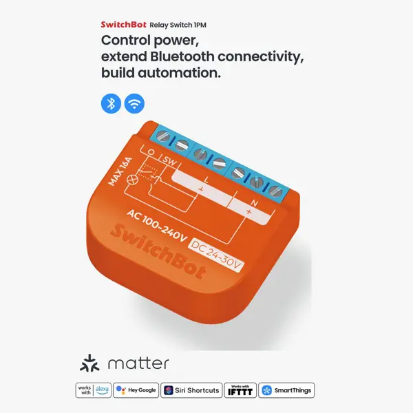 SmartSwitch con Meter WiFi/BlueTooh 1ch W5502310
