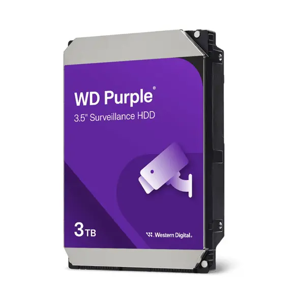 Hard disk SATA 3TB 3,5" PURPLE WD WD34PURZ