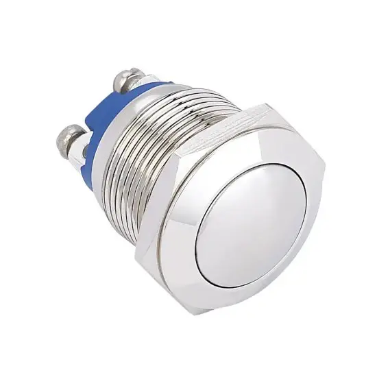 Pulsante IP65 acciaio GQ19B-10/N