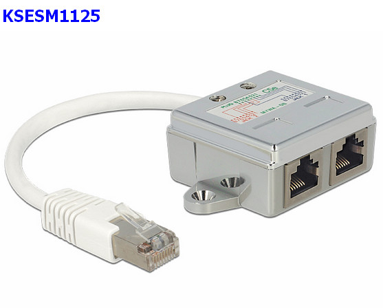 Cable sharing - sdoppiatore RJ45>2x RJ45 ETHERN 65177. Informatica