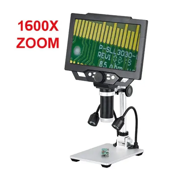 Microscopio digitale 1-1600X LCD 9"