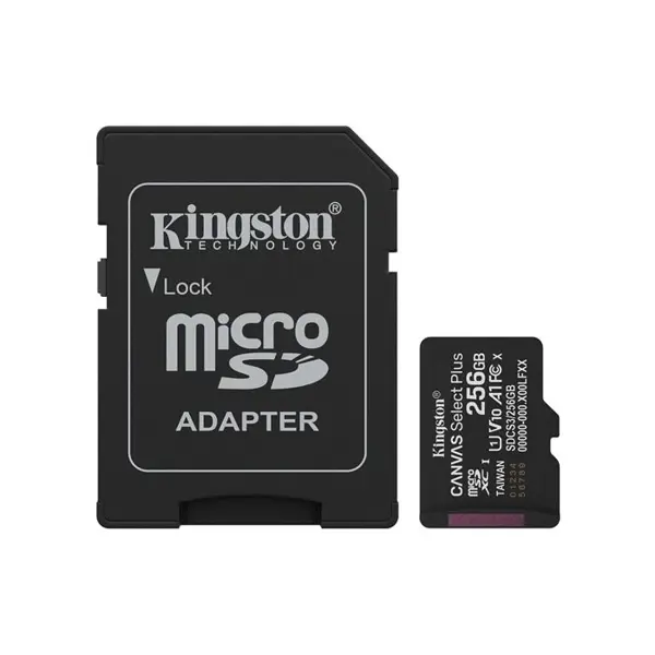 MicroSD 256GB CL10-A1 KINGSTON MCSD256K