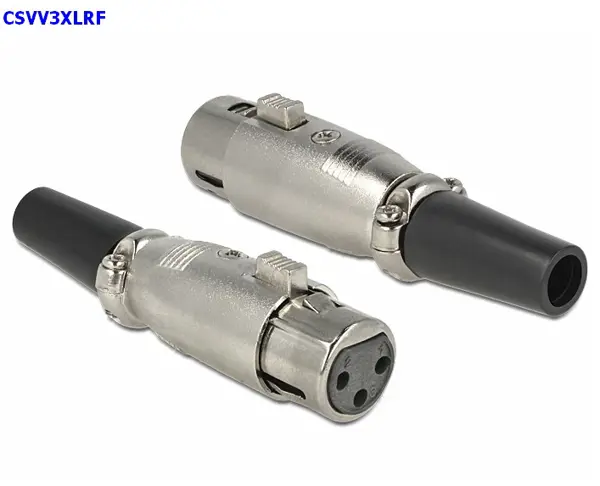 Presa volante XLR femmina 3 p
