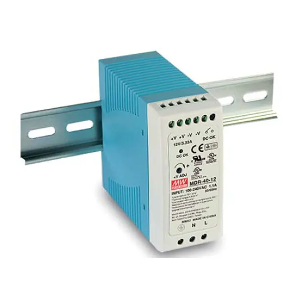 Alimentatore industriale DIN MEAN WELL MDR-40-24 40W 24Vdc