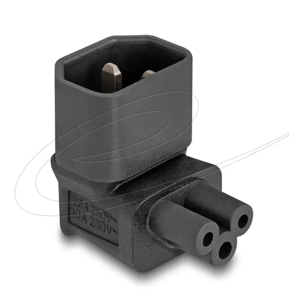 Adattatore C5-femmina<>maschio IEC 90° 80471